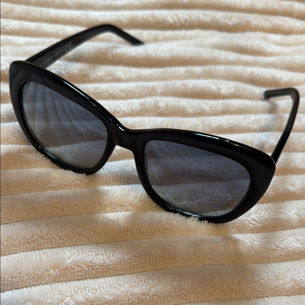Vince Camuto Black Cat-Eye Sunglasses